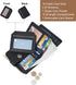 CLUCI Small Wallets for Women RFID Blocking Leather Trifold Compact Credit Card Holder with ID Window Ladies Zipper Coin Purse Black...