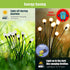 Solar Lights Outdoor Waterproof 2 Pack, Upgraded Outdoor Solar Lights for Yard Patio Garden Decor, Solar Lights for Outside Gardening Supplies, Fi...