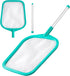 Pool Skimmer Net with Pole, 26", Hot Tub Skimmer Net, Pool Skimmer Net with Pole, Fine Mesh Net Skimmer Rake...