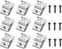 N268241 Belt Clips For Dewalt 304 Stainless Steel Drill Clips Tool Hooks with Screws Fit for 20V Power Tools DCD980 DCD980L2 DCD985 DCD985L2 (9 Pa...