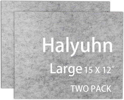8 MM Thick Felt Furniture Pads (Non-Adhesive), 15’’ x 12’’ Gray Felt Pads for Furniture, Cuttable Felt Furniture Pads for Hardwood Floors, Thick F...