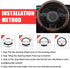 Car Steering Wheel Cover, Microfiber Leather Steering Wheel Protector, Non-Slip & Breathable for Men and Women, 15 Inch Car Accessories for Car Au...