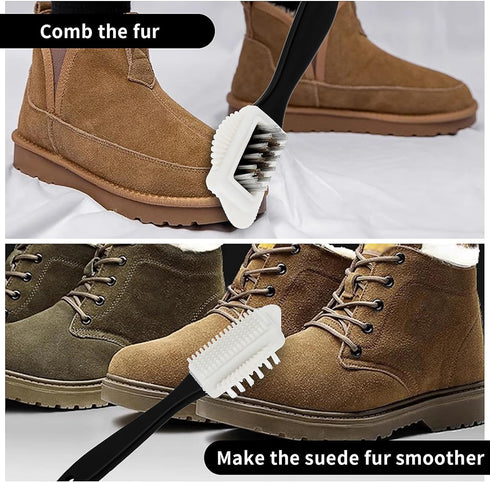 Suede Brush & Eraser, White, Model 1...