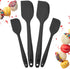 StarPack Basics Silicone Spatula Set (2 Small, 2 Large), High Heat Resistant to 480°F, Hygienic One Piece Design, Non Stick Rubber Cooking Utensil...