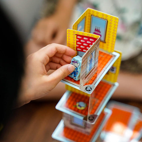 HABA Rhino Hero Game - Card Games for Kids, Ideal for Ages 5 & up - The Heroic Rhino Hero Stacking Card Game Adventure - Triple Award Winner...