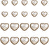 20 Pcs Faux Pearl Buttons, Gold Retro Vintage Pearl Buttons Heart Buttons Sew on Buttons Embellishments for DIY Crafts, 25mm+18mm...
