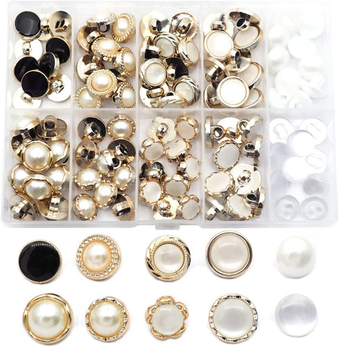 10 Stylish Resin Button Suits Sewing Button for Crafting, Sewing Replacement, Knitting Sweaters Handmade Crafts It's stored in a Plastic Box(11mm?...
