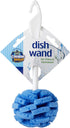 Dish Wand China Scrubbing Sponge by Compac Home, Cleans Dishes and Glassware Effectively, Unique Round Ball Shape for All-Around Cleaning, Flexibl...