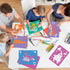 30 PCS Stencils for Kids, Sidewalk Chalk Stencils 7 x 9.85 Inch Colorful Large Stencils Washable Craft Fun Chalk Stencils, Reusable Drawing Stenci...