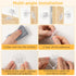 50PCS No Drill Adhesive Furniture Anchors, Round Anti Tip Furniture Anchors for Baby Proofing,Furniture Wall Anchor Earthquake Straps for Furnitur...