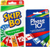 Mattel Phase 10 Card Game with Skip-Bo Card Game...