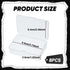 Small Plastic Boxes with Hinged Lids 8 PCS Mini Storage Containers Box with Lid 3.7 x 2.6 Inches Clear Rectangle Box for Collecting Items Lash Sti...