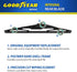 Goodyear 14" Integral Rear Wiper Blade with Polymer Hard Shell Frame, Replacement Window Wiper for Integral Arms, Pack of 1...