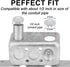 36 Pcs Knockout Seal Electrical Box Knockout Plugs for 1/2 Inch Pipe, Round Steel Removable Seal Electrical Box Fittings for Closure Unused Electr...