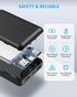 5V 2A Heated Vest Battery Pack, 12000mAh Compact Rechargeable Battery Pack for Heated Vest, with Dual USB Output Ports Portable Power Bank for Hea...