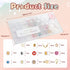 FZIIVQU 1400pcs 6 Colors 4x7mm Letter Beads for Bracelets Making Kit Alphabet Beads for Jewelry Making with Number Heart Beads Friendship Bracelet...