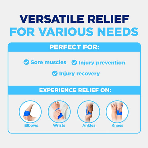 IceeNow - Ice Bandage Wrap Tape, Self Sticking Bandage Wrap, Instant Cold Compress Compression Tape Wrap, Athletic Muscle Tape, Athlete Tape for P...
