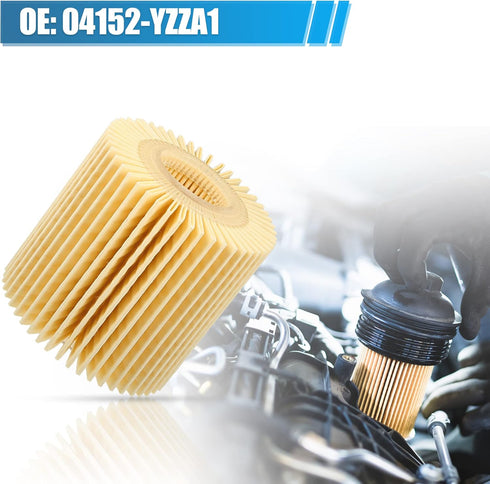 X AUTOHAUX Engine Oil Filter Replacement YZZA1 04152-YZZA 04152-31090 04152-YZZG1 Oil Fuel Filter for Toyota Avalon Touring XLE 3.5L V6 - Gas 2022...