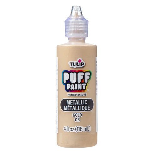 Tulip Puff Fabric Paint 3D, 4 fl oz, Metallic Gold...