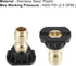 X AUTOHAUX High Pressure Washer Spray Nozzle Tips Quick Connector Black 5 Pcs...