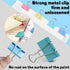 Colored Small Binder Clips 0.75 Inch(100 Pack), Small Binder Clips Micro Clips Paper Clamps for Office and Home Supplies...