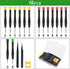 Mini Precision Screwdriver Set, 18PCS Small Magnetic Screwdriver with Tweezers & Magnetizer Flathead Phillips Pentalobe Torx Star Screwdriver Kit ...