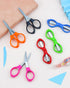 6 Pcs Folding Scissors, Small Stainless Steel Foldable Scissors, Portable Mini Travel Scissors for Home Travel School Office...