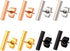 4 Pairs Stud Earrings Stainless Steel Line Stick Stud Earring Rectangle Bar Stud for Men and Women, 4 Colors...