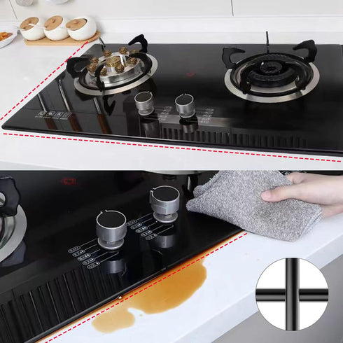 Ceiling Molding Peel and Stick, Self Adhesive Flexible Trim Caulk Tape Sealant Strip for Stove Sink Toilet Wall Corner Tile Edge Bathroom Kitchen ...