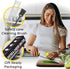 Stainless Steel Cheese and Citrus Zester Grater w/Extra Sharp Blade - Perfect for Lemons, Parmesan, Garlic, Chocolate - Spice Up any Kitchen Dish ...