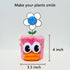 Cute Face Planter Flower Pots, Succulent Plants Pot, Funny Plant Pots, Unique Planter pots, Indoor/Outdoor (Pink)...