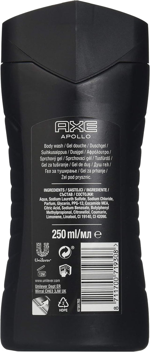 Axe Shower Gel APOLLO 250ML 1 Count...