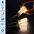 G4 T3 LED Landscape Bulbs 5W 12~24V, G4 40W 35W Halogen Equivalent,2700k Soft Warm White,Low Voltage G4 JC Bi-Pin Light Bulbs for Outdoor Deck Sta...