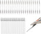 ELANE 40PCS Metal Wire Alligator Clamp Clips Set,Including 20pcs 4.7Inch Single Head Alligator Clips and 20pcs Double Head Alligator Clips for DIY...