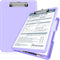 ANZNKU Storage Clipboard Heavy Duty, Clipboard with Storage 13.3x9.6 inches, Side Opening Plastic Clipboard, Nursing Clipboard Foldable, Letter Si...