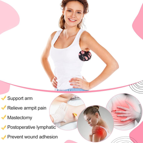 Juexica 4 Pcs Lymphedema Axilla Pillow Mastectomy Pillow Cotton Post Breast Surgery Pillow Mastectomy Recovery Breast Pillow for Sleeping Mastecto...