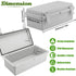 Sunnyglade ABS Plastic Dustproof Waterproof IP65 Junction Box Universal Durable Electrical Project Enclosure with Lock (3.9"x7.9"x2.8")...