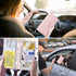 Leather Car Registration and Insurance Card Holder, Car Document Holder for Cards License with Magnetic Shut (Pink, large)...