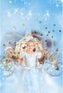 Baocicco Princess Carriage Fairy Tale Backdrop 5x7ft Photography Background Dreamy Blue Foggy Butterfly Shiny Lights Children Stories Girl Dream P...