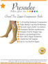 Closed Toe 15-20 mmHg Zipper Moderate Compression Leg Circulation Socks (Beige, 3XL)...