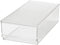 Oggi Clear Stackable Storage Bin with Lid - Ideal for Kitchen, Pantry, Cabinet, Bathroom, Bedroom, Kids, Refrigerator, Freezer. With Handles - Org...
