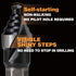 M35 HSS 3/8 Inch Step Drill Bit, Single Size Unibit with Double Spiral Flutesfor Drilling Small Holes on Stainless Steel, Metal, Wood, Plastic...