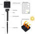 36 Inch Mini Fence Fairy Garden Fence & Waterproof LED 40FT 100 LED Solar String Lights with 8 Lighting Modes | Fairy Garden Accessories Outdoor (...