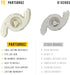 8193983 Spinner Compatible With Whirlpool Kit AP3775842 PS972316 Upper Wash Arm MDBH979SAM1 DU1048XTPQ0 KUDS35FXBLA DU1055XTVS3 KUDS40CVSS3 KUDS03STSS0 KUDC03FVSS3 DU1345XTVQ0 KUDC03FVSS0 MDB7749AWB2