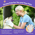HICC PET Cleaning & Deodorizing Bathing Wipes for Dogs and Cats, Nourish Fur Coconut Oil Grooming Wipes for Dogs, Pet Cleaning Gloves Wipes for Da...