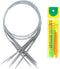 KnitPal 47-inch (120cm) Metal Circular Knitting Needles Set - Magic Loop Knitting Needles with Extra Long Fixed Cable - 5 US Sizes: 4/3.25mm, 5/3....