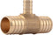 SharkBite 1 Inch x 1 Inch x 1/2 Inch Crimp Reducing Tee, Brass Plumbing Fitting, PEX Pipe, PE-RT, UC415LFA...