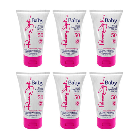 Panama Jack Baby Sunscreen Lotion - SPF 50, Broad Spectrum UVA/UVB Protection, Hypoallergenic Gentle Touch, PABA, Paraben, Gluten & Cruelty Free, ...