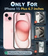 FNTCASE for iPhone 15-Plus Phone Case: Magnetic Clear Military Shockproof Anti Yellowing Slim Phone Cover with Camera Lens Protector & Screen Prot...