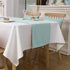 DUALIFE Handcrafted Solid Color Dining Table Runner for Wedding Party Birthday Graduations, Banquet Catering Services Event?Dresser Scarf, Double-...